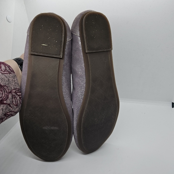 Vionic purple shimmer Caroll ballet flats size 10 - Picture 7 of 9